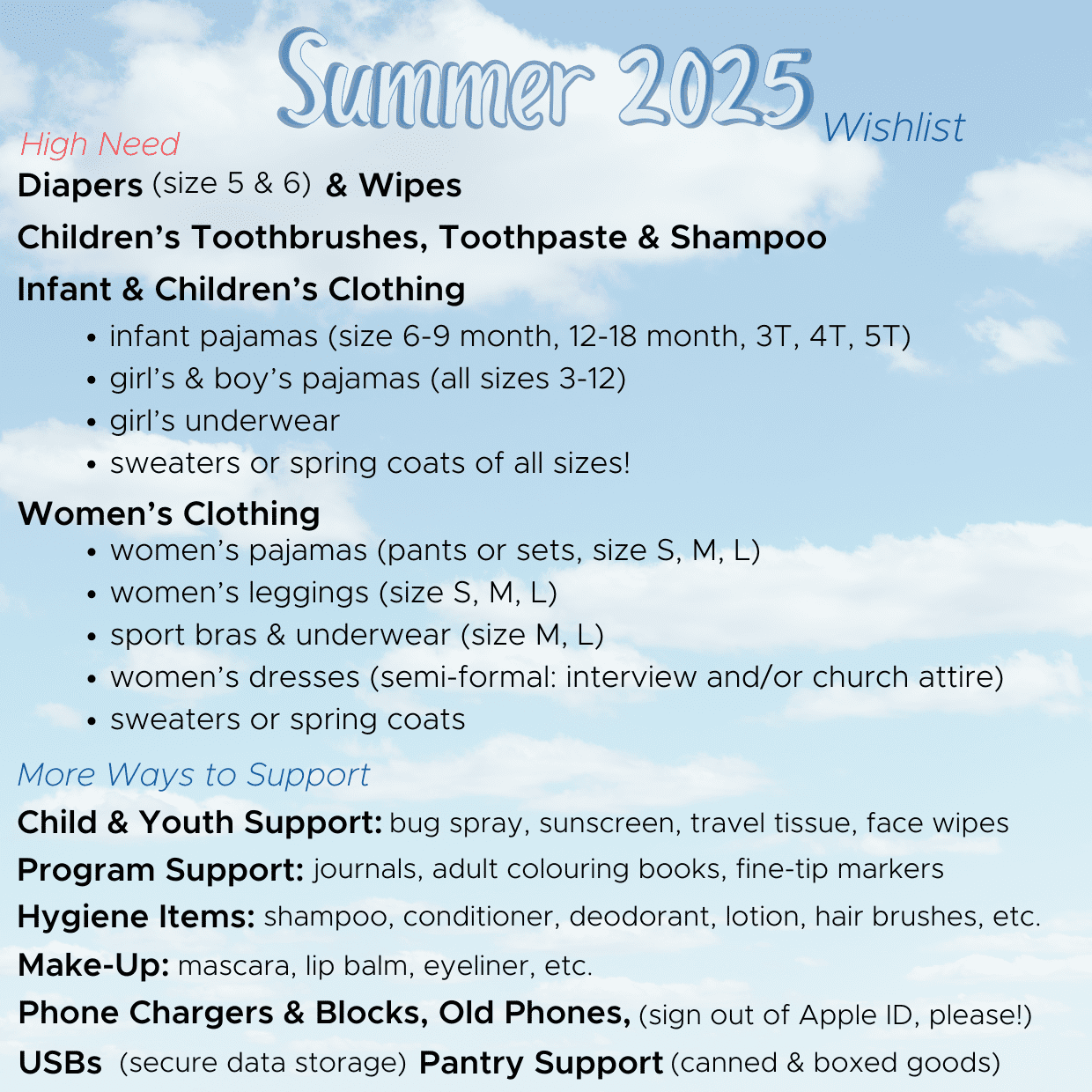Wish Lists (4)